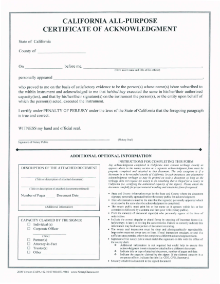 all-certificate-form