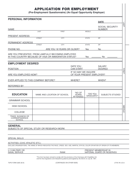 application-printable-form