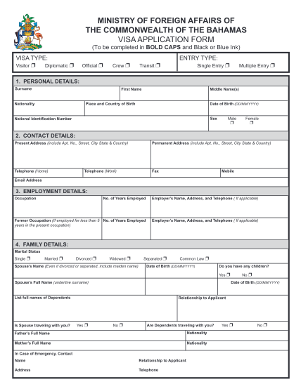 bahamas-visa-application