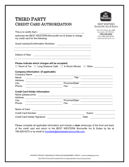 best-western-card-authorization-form