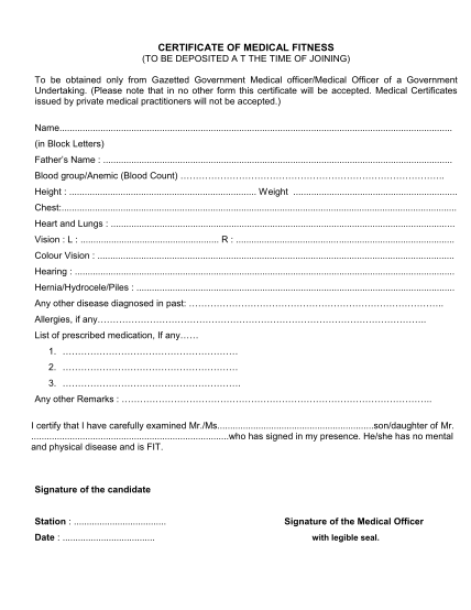 19 Medical Clearance Certificate Sample Page 2 Free To Edit Download 