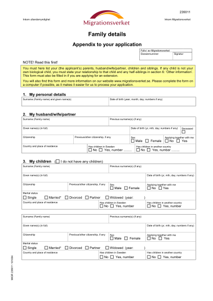 family-details-appendix-application