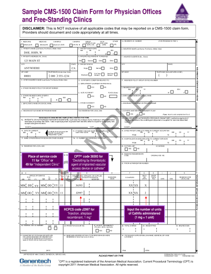 23 Free Fillable Cms 1500 Forms 02 12 Free To Edit Download Print 