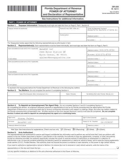 florida-form-dr-835