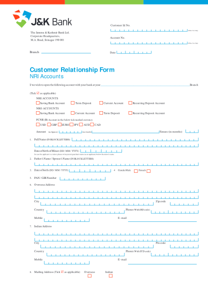 jk-bank-customer-relationship-form