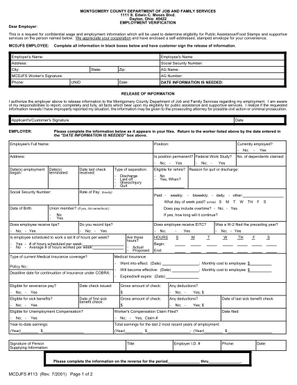 18 employment verification letter to whom it may concern page 2 - Free ...