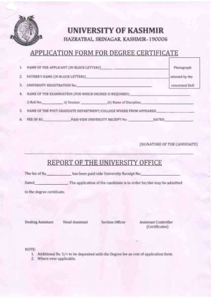 kashmir-university-degree-certificate