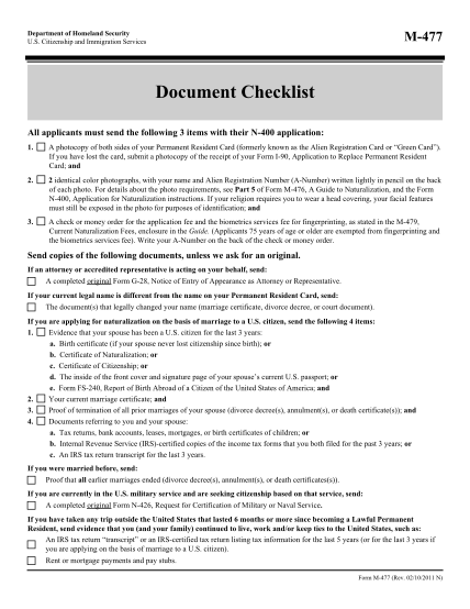 m477-document-checklist