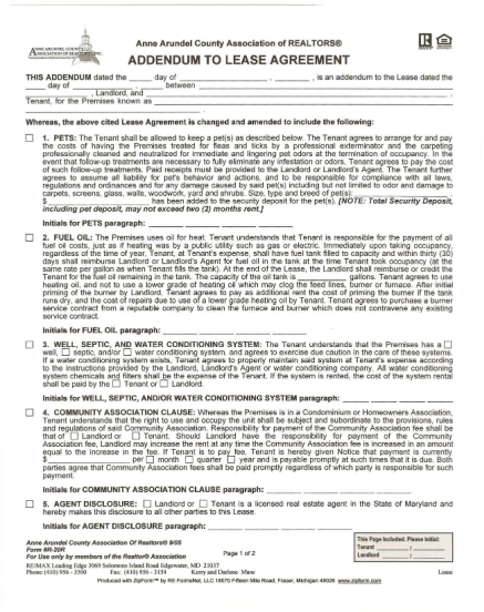 23 Amendment To Lease Or Rental Agreement page 2 - Free to Edit ...