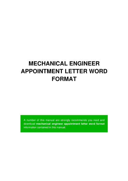 mechanical-engineer-appointment-letter