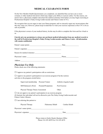 19 Medical Clearance Certificate Sample - Free to Edit, Download ...