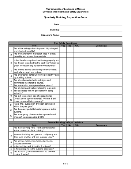 24 House Inspection Checklist Page 2