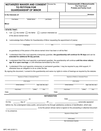 19 Minor Waiver Form Free To Edit