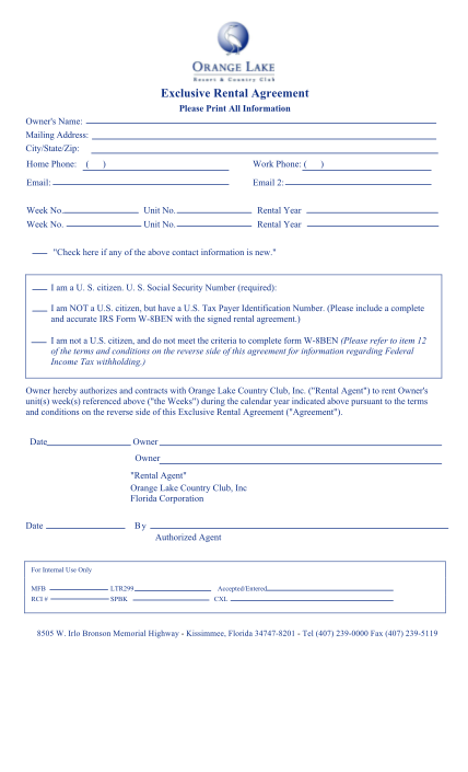 51 basic rental agreement fillable page 2 - Free to Edit, Download ...
