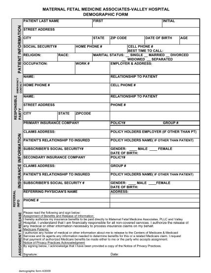 4 Free Medical Face Sheet Template Free To Edit Download Print 