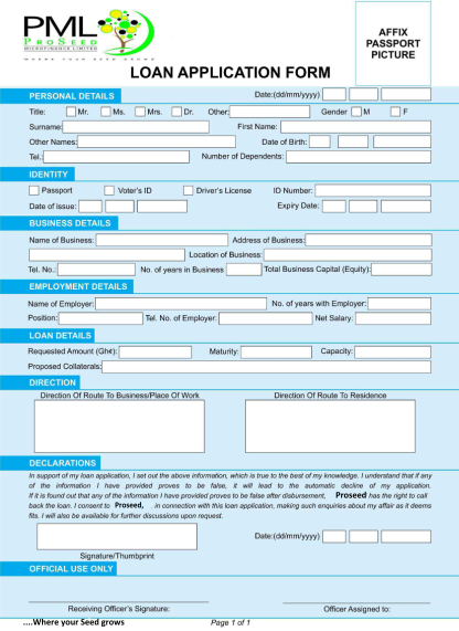72 Loan Application Form page 4 Free to Edit Download Print CocoDoc