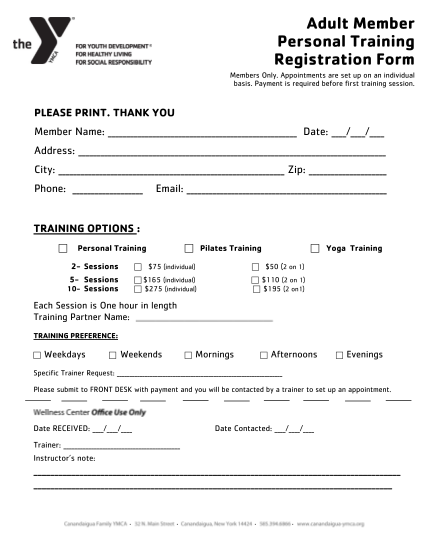 17 free personal trainer forms Free to Edit Download Print CocoDoc