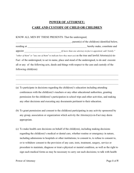 39 durable power of attorney form michigan page 2 - Free to Edit ...