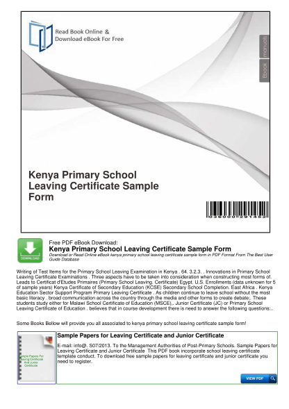 primary-school-leaving-certificate