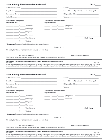 veterinary health certificate template