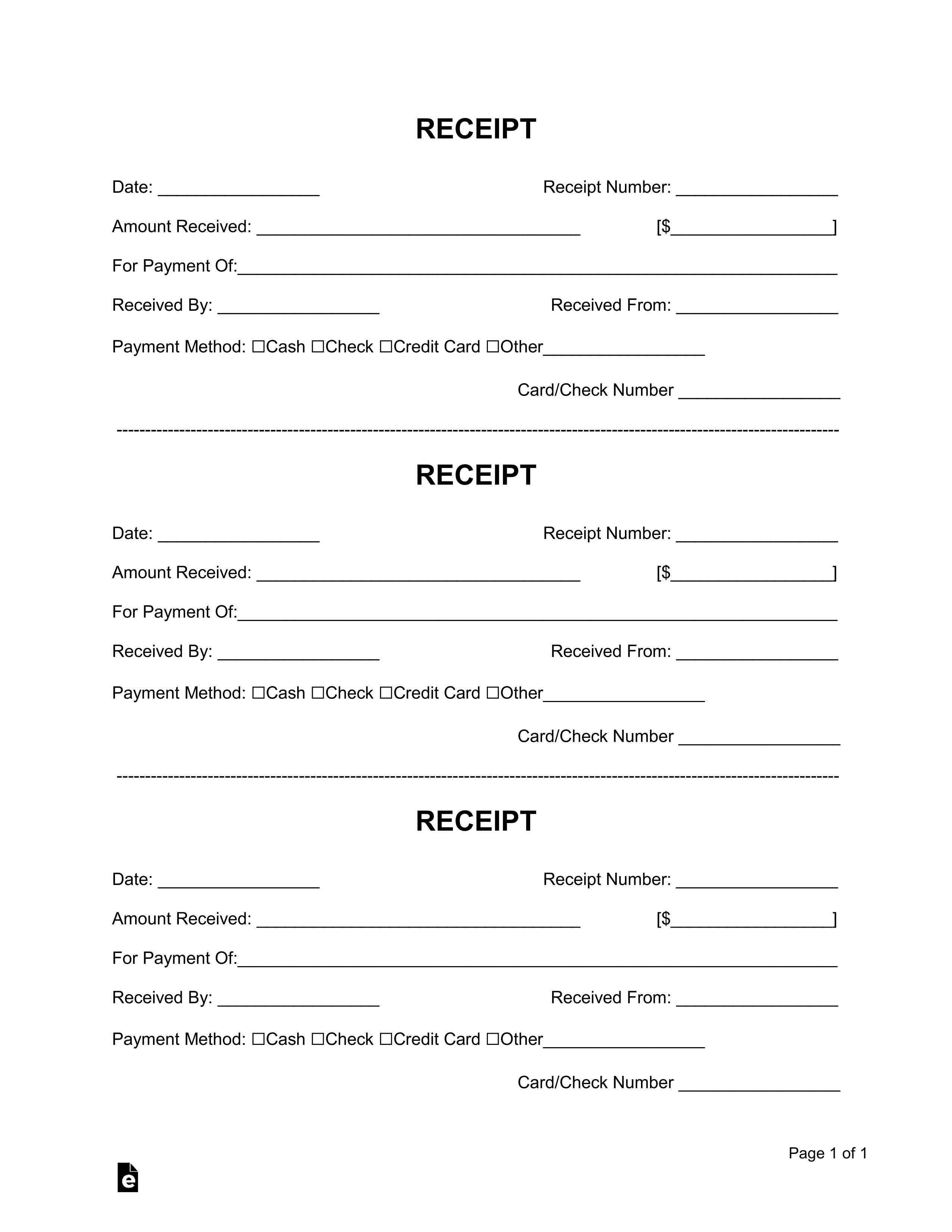 free receipt template pdf word sample cocodoc