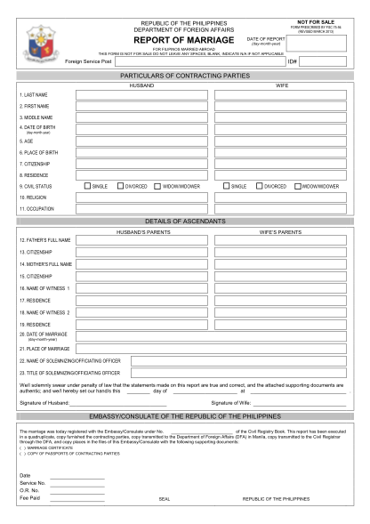 report-of-marriage-form