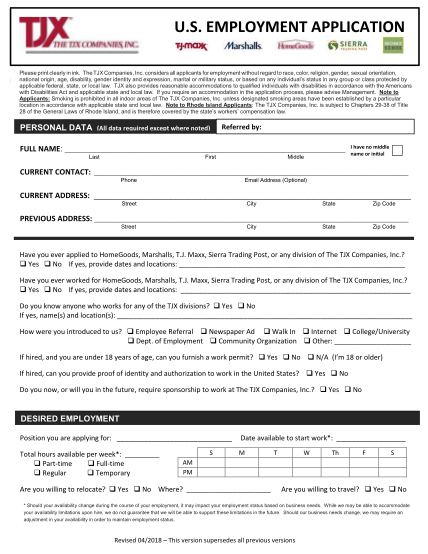 sample-employment-application-form