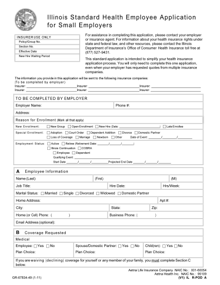 free employment application template