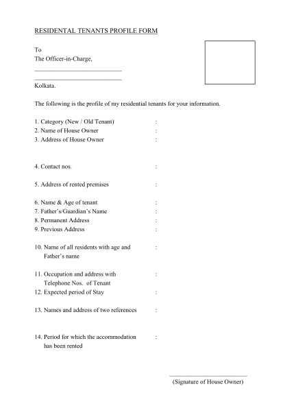 tenant-profiling-template