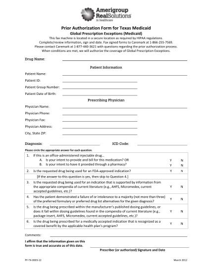 Amerigroup therapy pre authorization request form juniper network connect os x