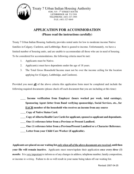 treaty-7-housing-application