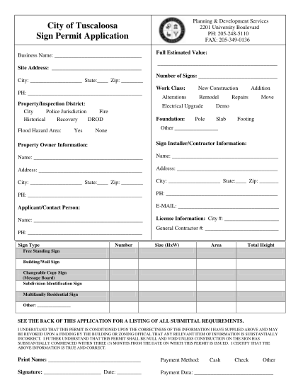 tuscaloosa-sign-permit-application