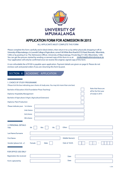 university-of-mpumalanga-online-application