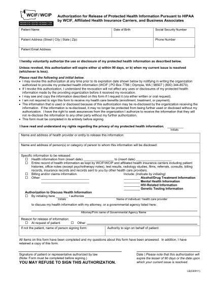 New York State Hipaa Release Form 960 Fill And Sign P 1169