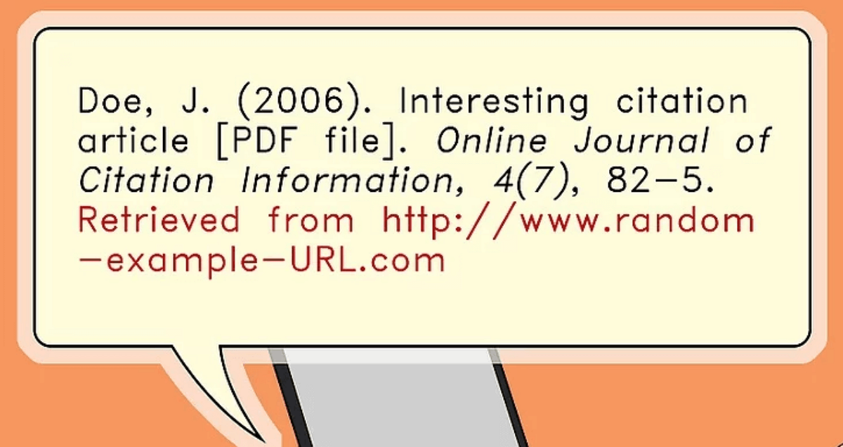 how to cite a pdf research paper apa