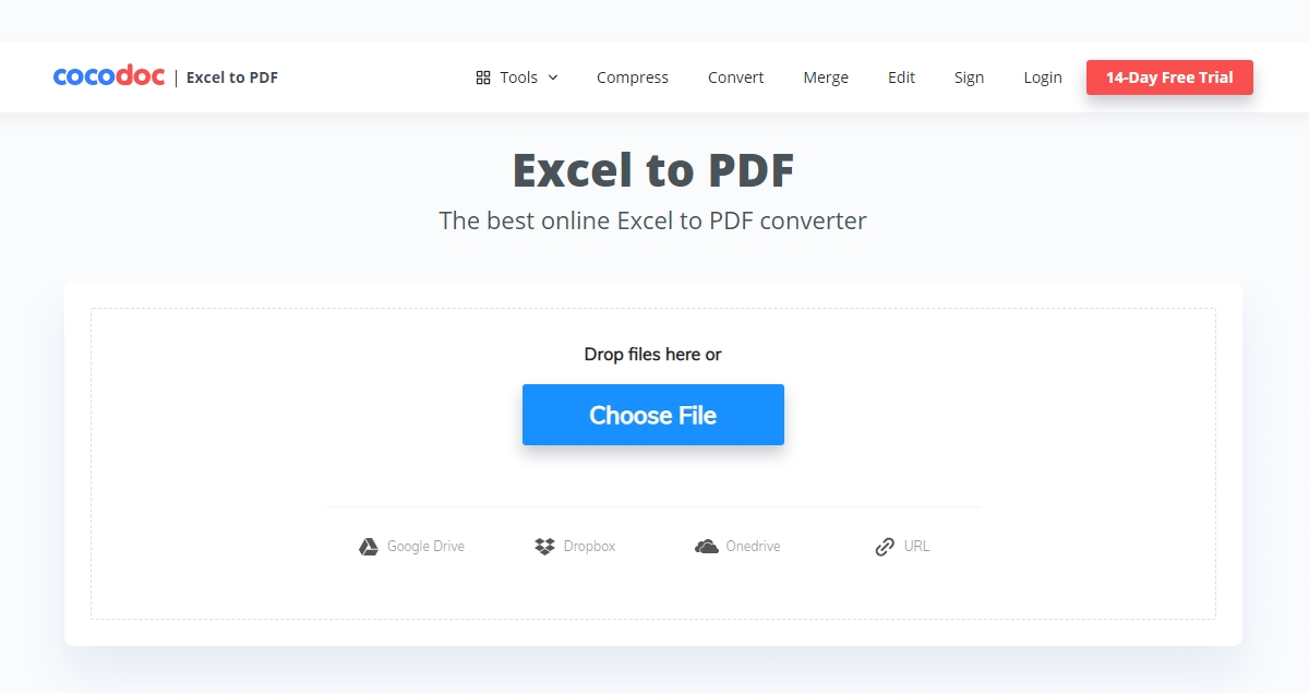 Convert XLSX to PDF (Step by Step Guide) | CocoDoc