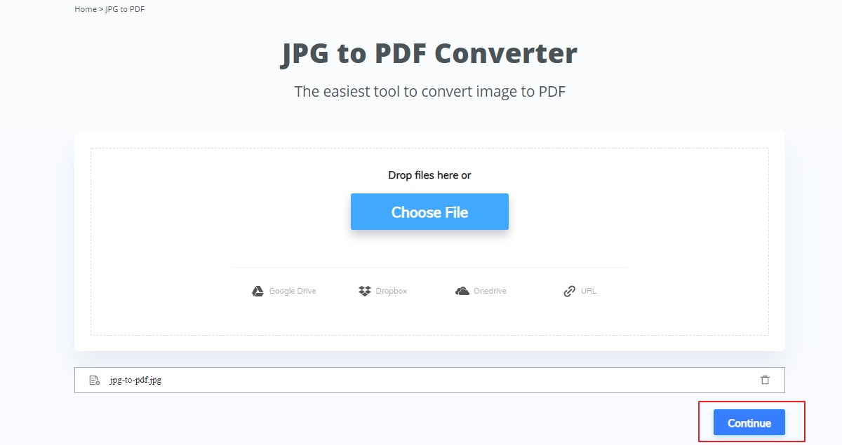 how to change png format to pdf