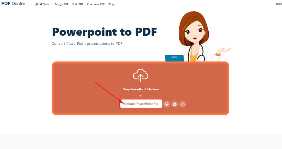PPT to PDF With PDFDoctor