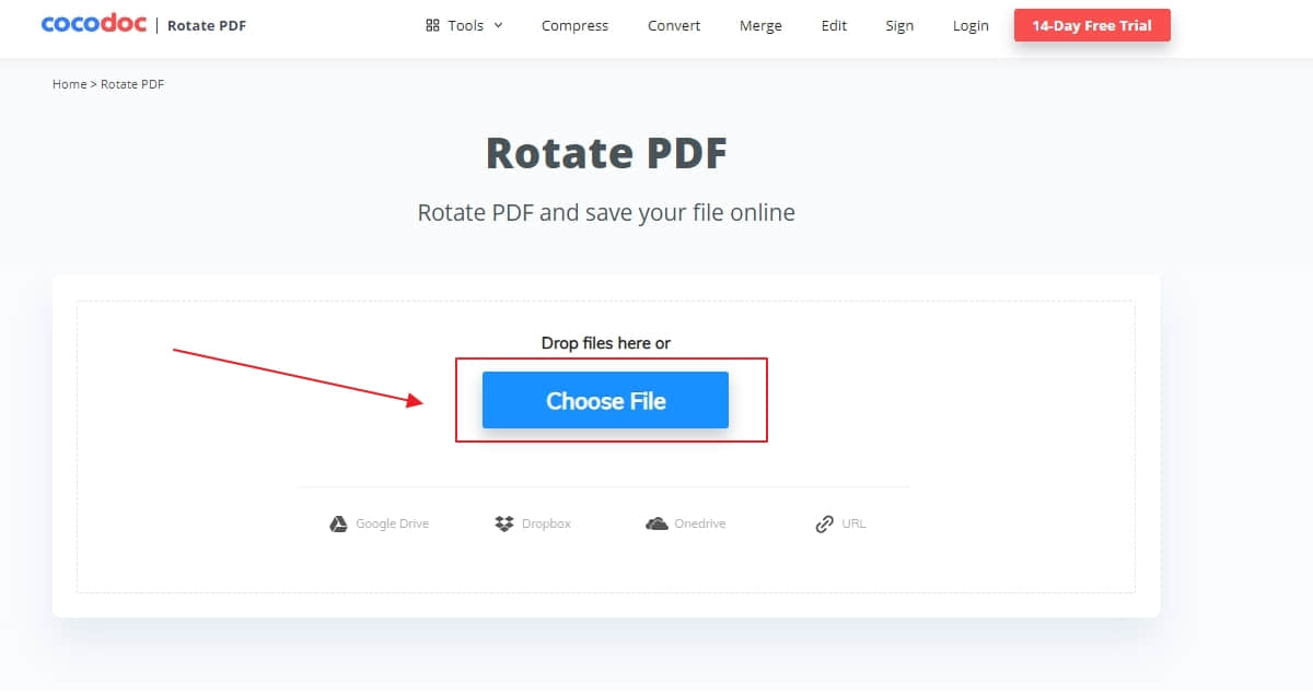 Rotate PDF with CocoDoc