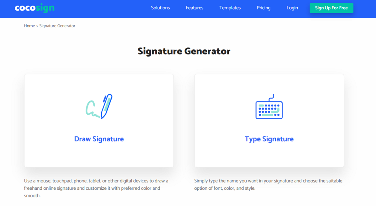 cocosign sign pdf