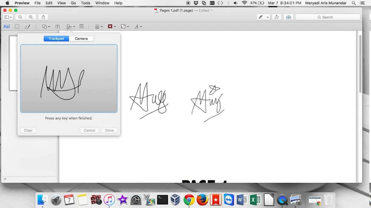 trackpad sign pdf